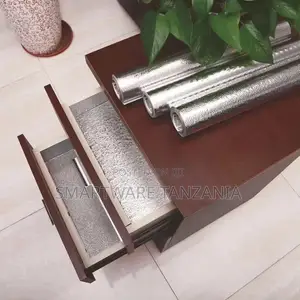 Kitchen Wallpaper Peel and Stick Aluminum Foil Contact Paper