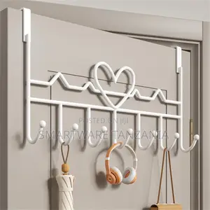 Over the Door Hooks, 7 Hooks Hanger Rack for Hanging
