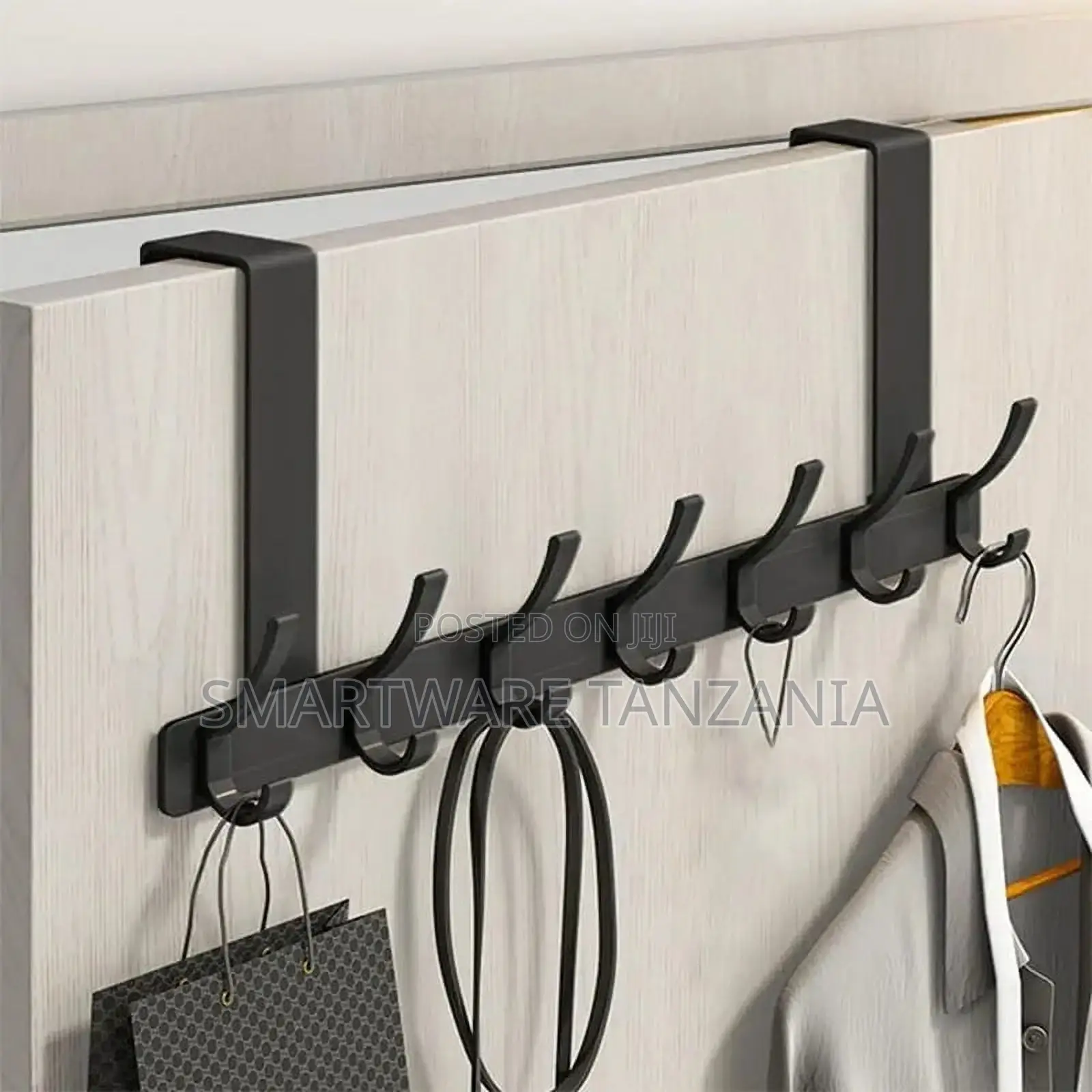 Over the Door Hooks, 7 Hooks Heavy Duty Door Hanger