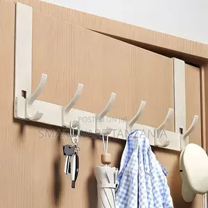Over Door Hook Clothes Coats Hanging Rack Key Hanger