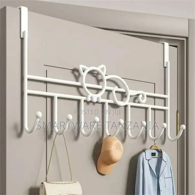 Back of Door Organizer for Towels, Clothes, Keys, Robes, Hat