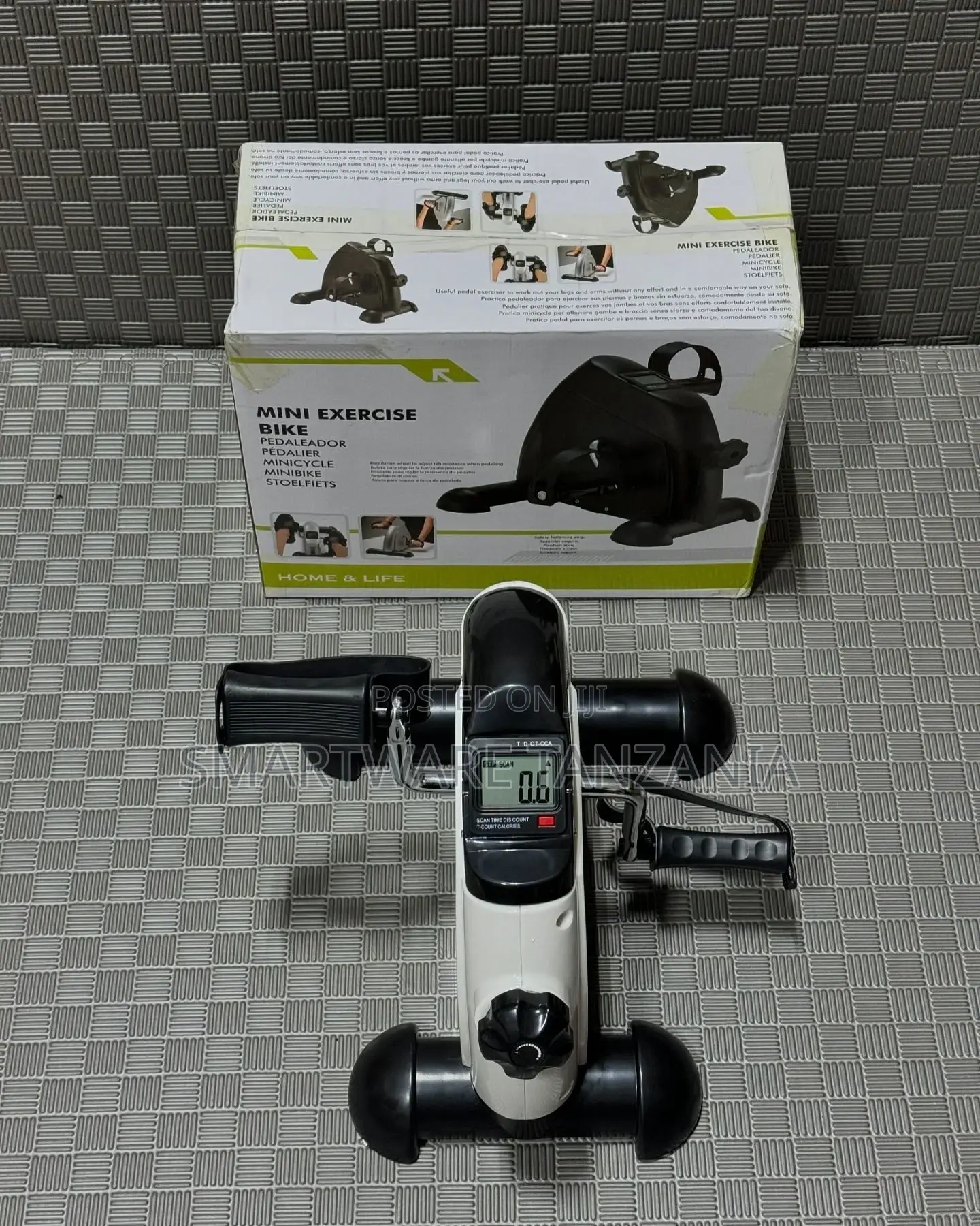 Mini Hand Pedal Exercise Wheel, Leg Trainer Home Gym Office