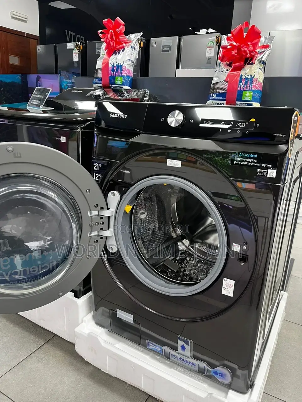 Samsung 21/12kg Washer Dryer WD21T6300GV Combo Eco Bubble
