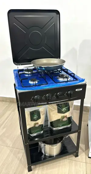 Gas Stove Stainless Steel Portable 4 Burners Self Ignition