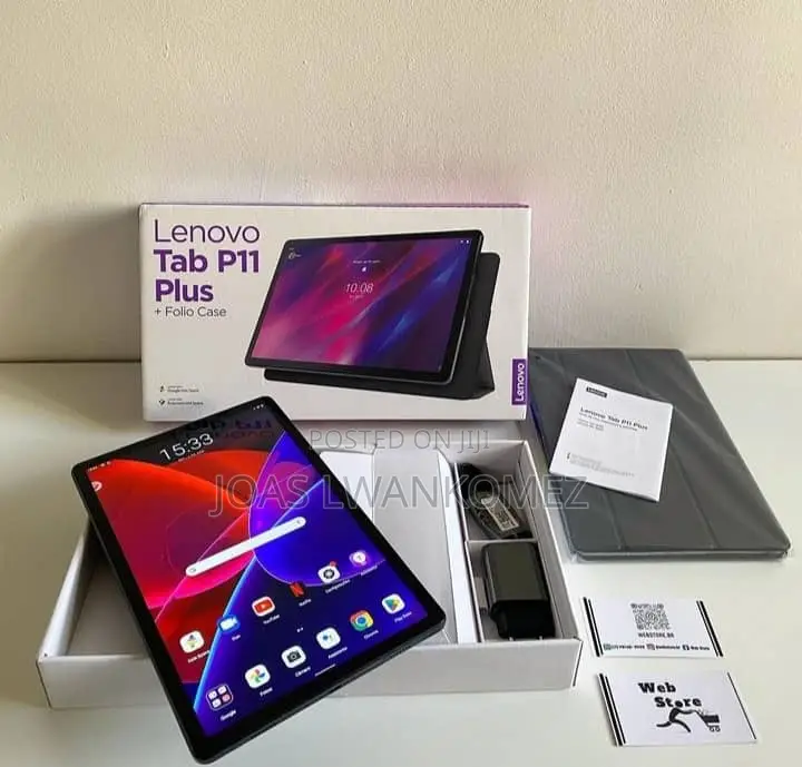 New Lenovo Tab P11 Plus 128 GB Black