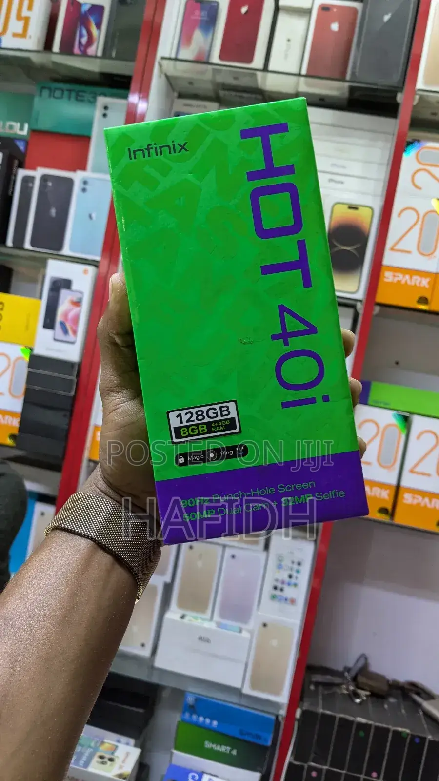New Infinix Hot 40i 128 GB Black