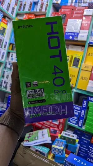 New Infinix Hot 40 Pro 256 GB Black