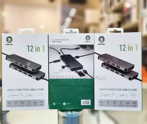 12 In 1 USB C Hub With 2 HDMI VGA, Ethernet, USB Port