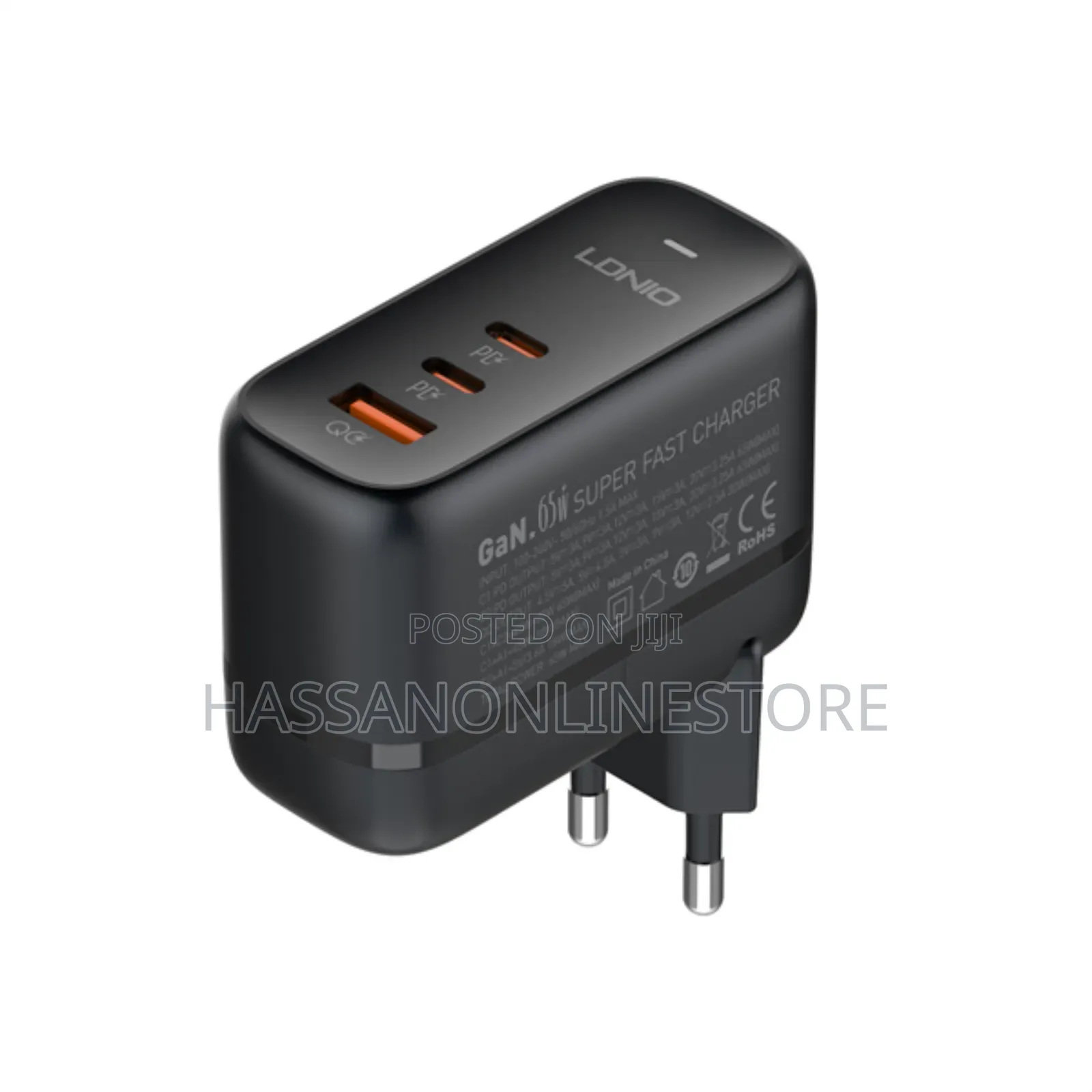 LDNIO 65W Gan Supper Fast Charger Q366 - Type-C to C Cable