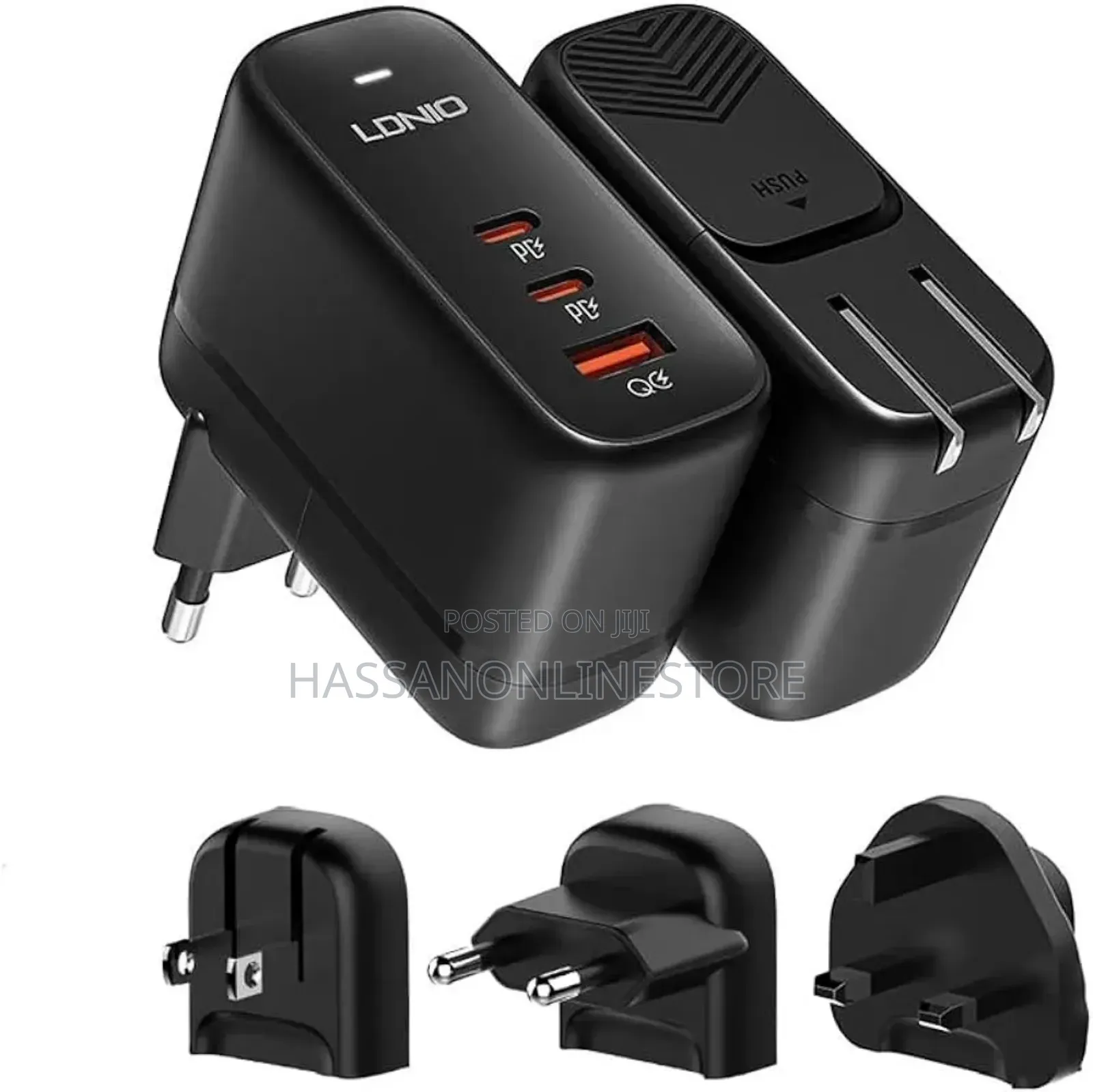 LDNIO 65W Gan Supper Fast Charger Q366 - Type-C to C Cable