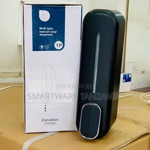 Hand Soap Dispenser Wall Mounted Black Liquid Soap/Shampoo