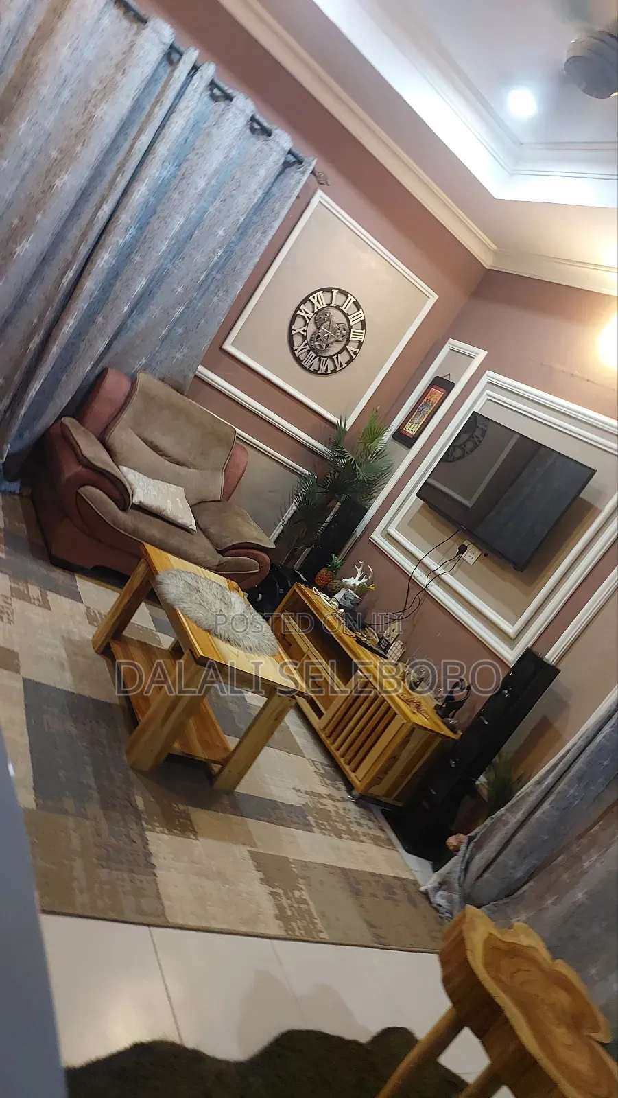 Furnished 2bdrm Chalet in Survey Mliman City, Kinondoni for rent