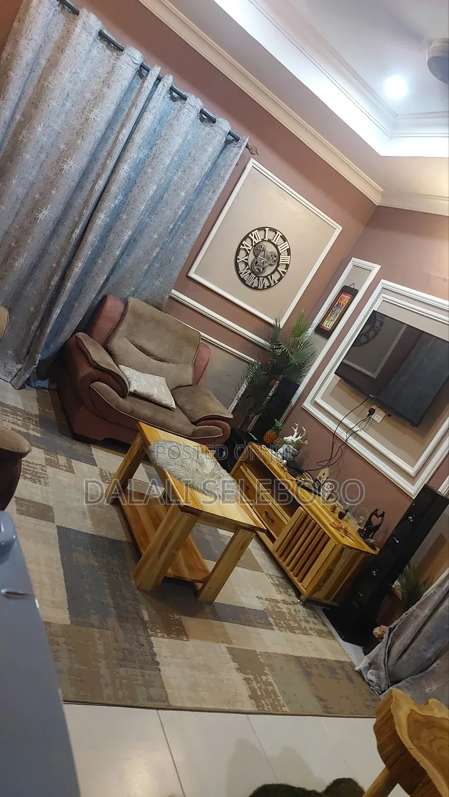 Furnished 2bdrm Chalet in Survey Mliman City, Kinondoni for rent