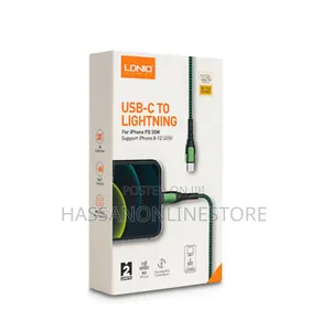 Ldnio LC112 Typec to Lighting 30w Braided Cable 2meters