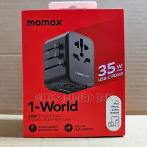 Momax (UA9) 35w PD Universal Travel Adapter