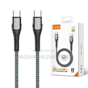 LDNIO LC102 Typec to USBC C2c 65w Braided Cable 2meters