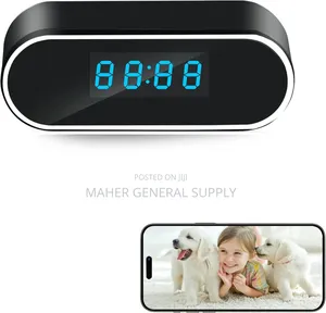 Security Camera With Alarm Clock, Wifi