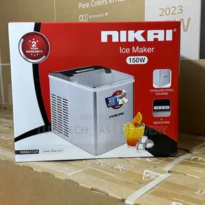 Nikai Ice Maker Stainless Steel Housing 6 Indicators 150W