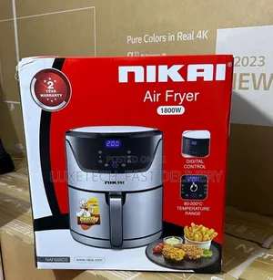 Nikai 6 Liter Digital Air Fryer 1800 Watts NAF688DS