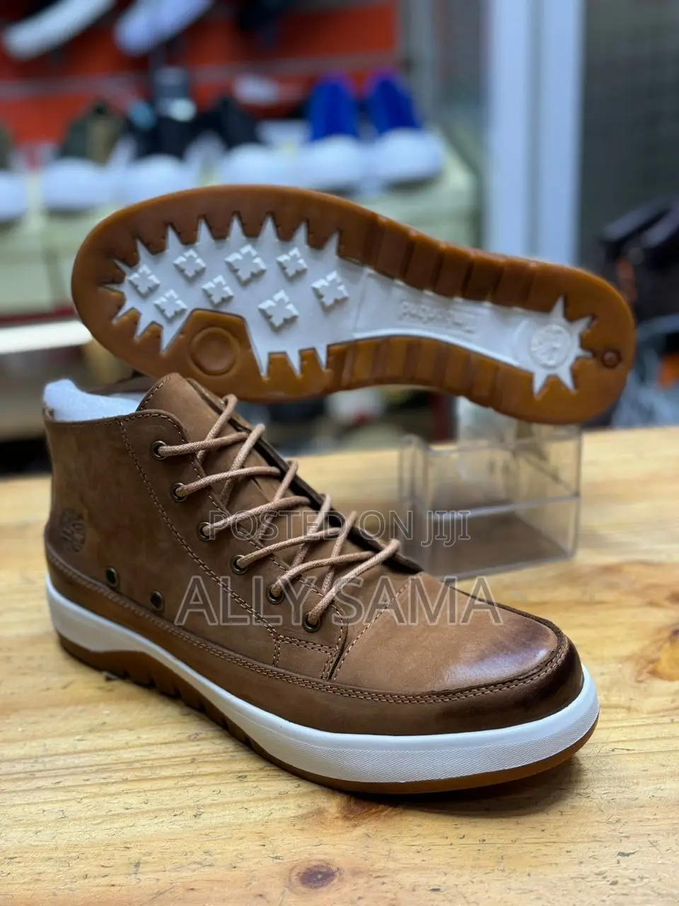 Mens Original Timberland Pure Leather