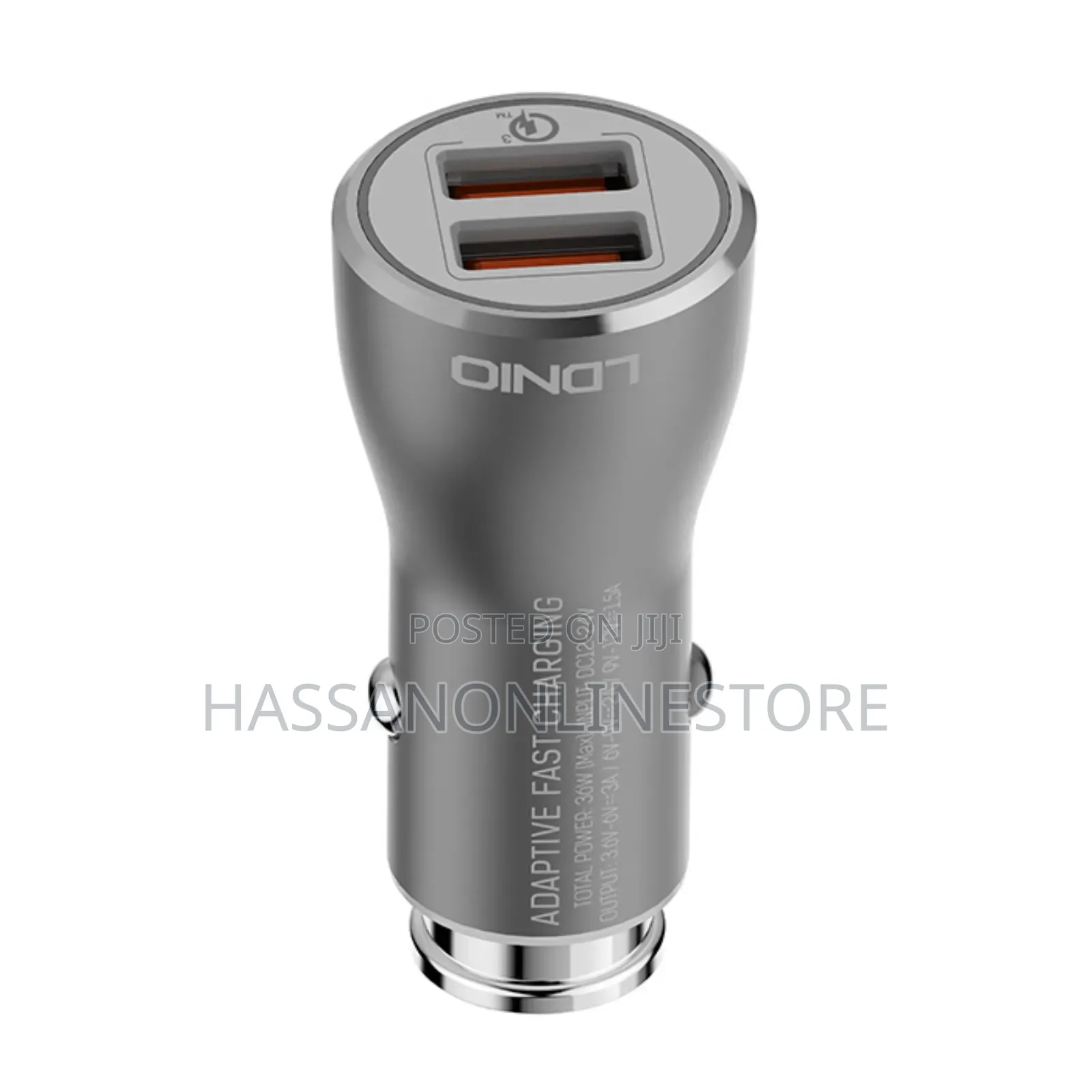 LDNIO C407Q 2 USB Port Phone Car Charger Support QC3.0