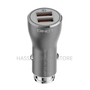 LDNIO C407Q 2 USB Port Phone Car Charger Support QC3.0
