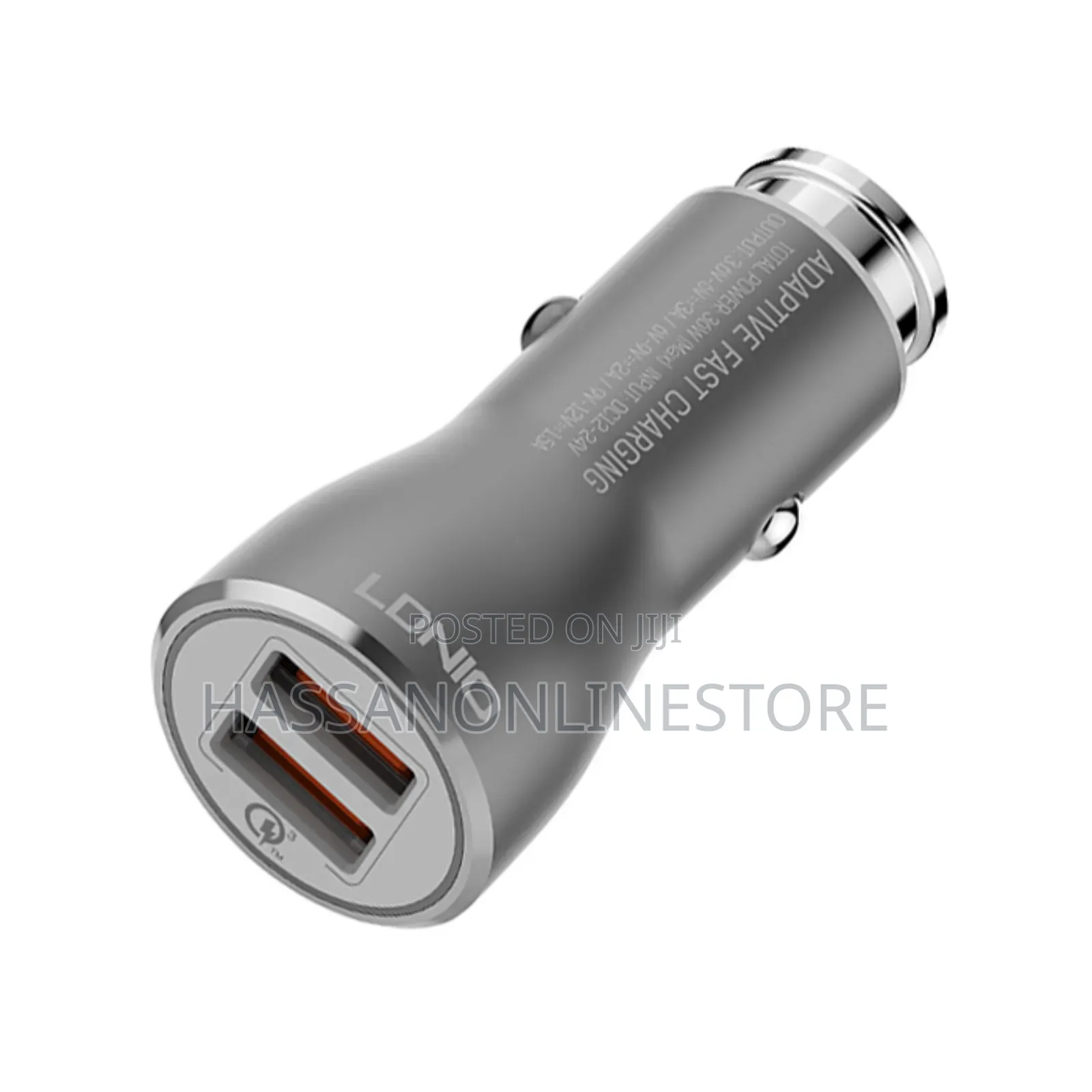 LDNIO C407Q 2 USB Port Phone Car Charger Support QC3.0