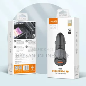 LDNIO 36W Dual USB Ports Fast Car Charger C510Q