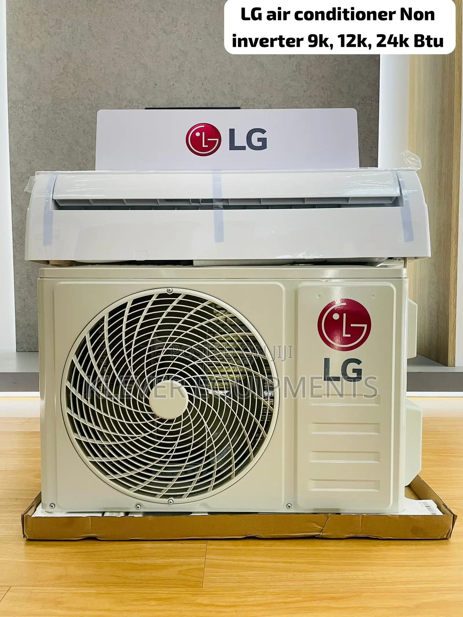 LG Non Inverter Air Conditioner to BTU