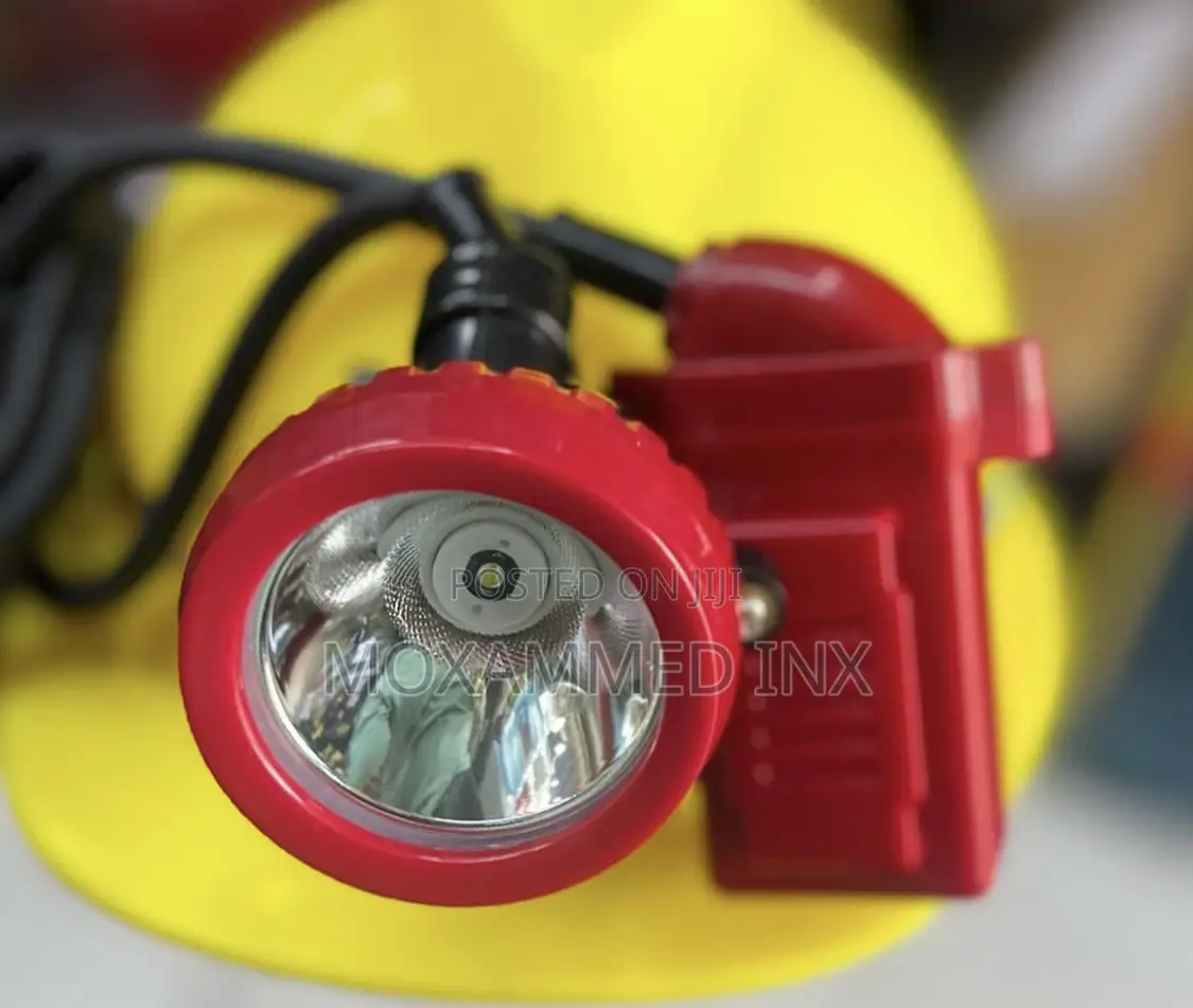 Helmet With Torch for Mining and Constructions 8hrs