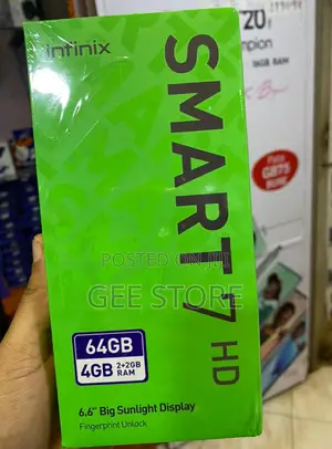 New Infinix Smart 7 HD 64 GB White