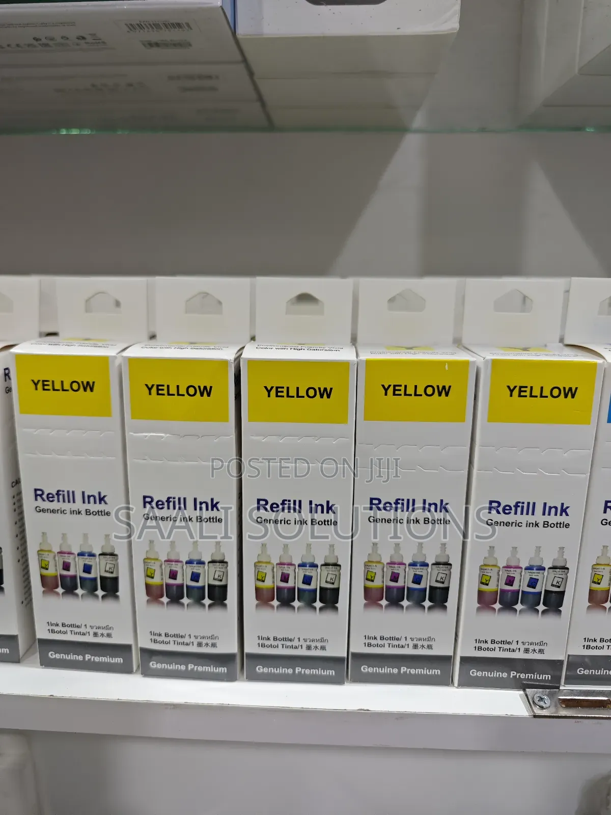 4 Pieces B/C/Y/M of 100ml Hp Canon or Epson Refill Ink Toner