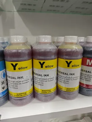 4 PCS B/C/Y/M 500ml Hp, Canon or Epson Refill Ink