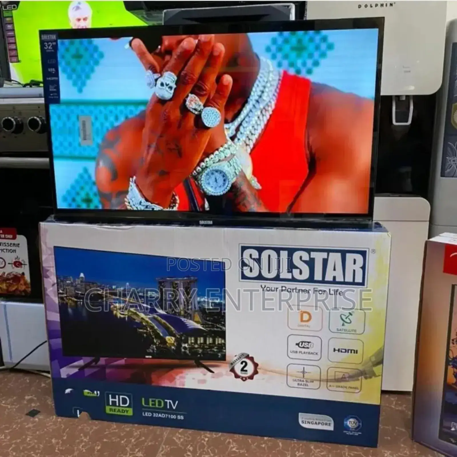 SOLSTAR Digital HD SMART Tv 32 Inch With SATELLITE