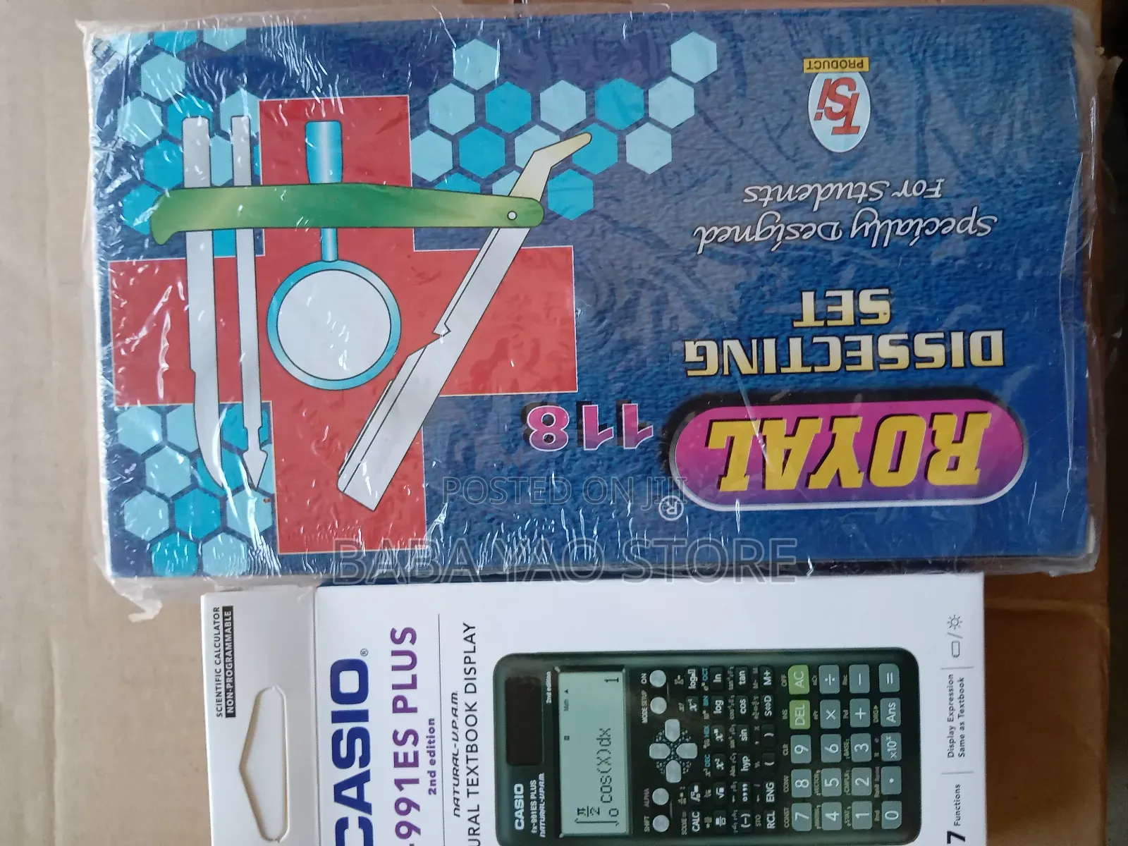 Scientific Calculator ES+ and Dissection Kit Complete Set.