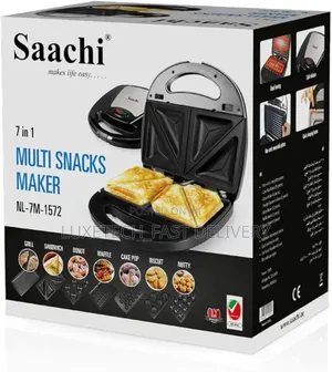 Saachi 7 in 1 Multi Snacks Maker NL-7M-1572