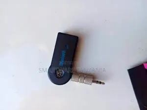 3.5mm Stereo AUX Receiver Adapter With Mic For Car Speaker
