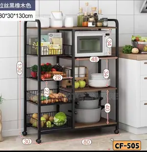 4layer Multifunction Organizer With Drawers for Kitchen