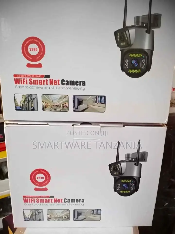 4G Sim Card CCTV IP Cam Dual Lens Wifi Solar Security Camera