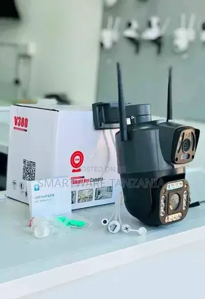New Dual Lens 4G SIM Card V380 PTZ Outdoor Solar Camera