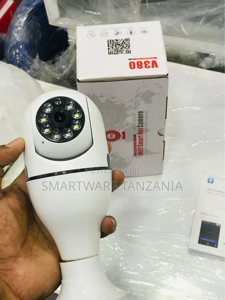 Smart Home Wireless Security 360° Bulb Camera Wi-fi IR Night