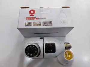 360° Panoramic PTZ Bulb CCTV Security Smart Wifi Camera