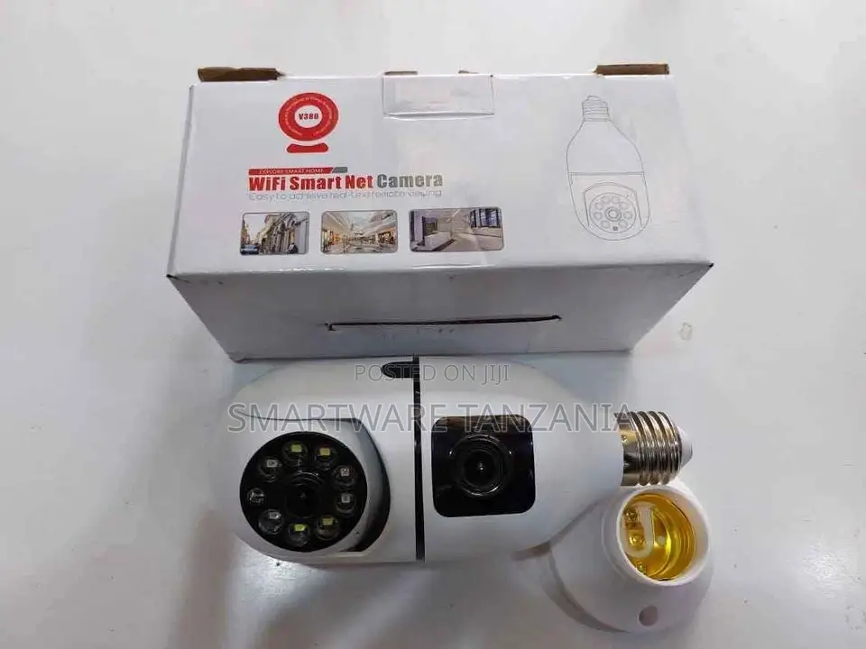 360° Panoramic PTZ Bulb CCTV Security Smart Wifi Camera