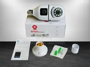 Dual Lens V380 Pro PTZ Bulb IP Night Vision Camera