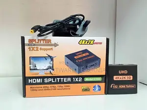 Splitter 1 Input 2 Output HDMI Splitter 2 Port Splitter