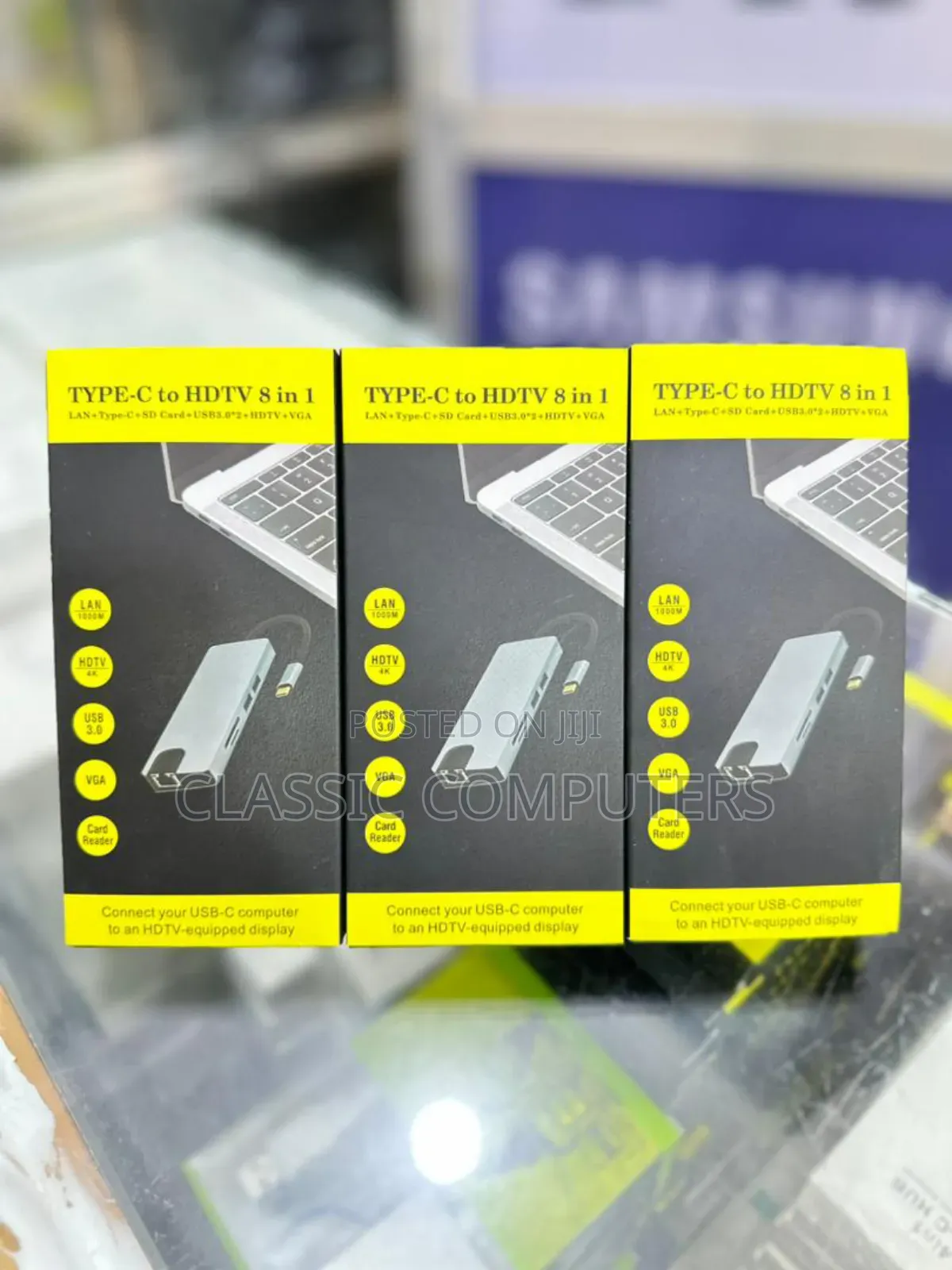 USB Type C HUB to 8 Ports
