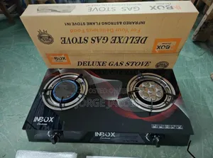Inbox Gas Cooker Glass Two Plates