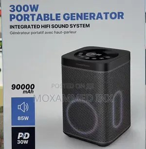 Powerology 300W Portable Generator Integrated Hifi Sound