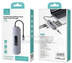 Usams SJ644 Typec 10in1 Multifunctional HUB 2xusba 2.0 + 2