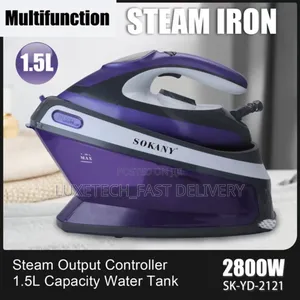 Sokany Heavy Duty Steam Iron 2800W Strong Power